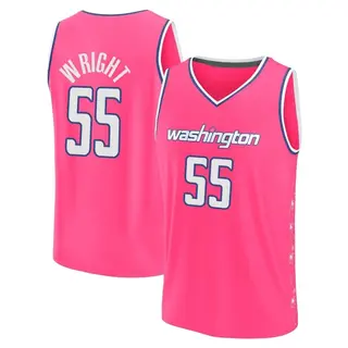 Washington Wizards Delon Wright 55 Cherry Blossom City Pink Jersey -  Bluefink