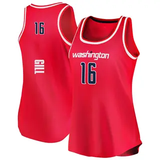 Men's Fanatics Branded Anthony Gill Red Washington Wizards 2021/22 Fast  Break Replica Jersey - Icon Edition